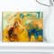 Designart - Abstract Yellow Collage - Large Abstract Canvas Print